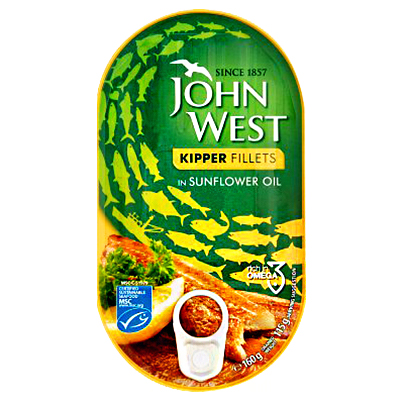 John West Kipper Fillets In Sunflower Oil