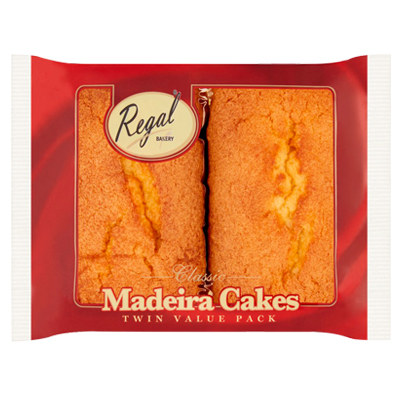 Regal Bakery 2 Plain Classic Madeira Cakes