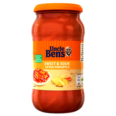 Uncle Bens Sweet & Sour Extra Pineapple Sauce