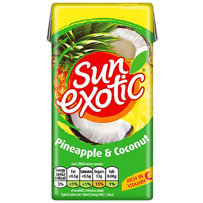 Sun Exotic Pineapple & Coconut Juice