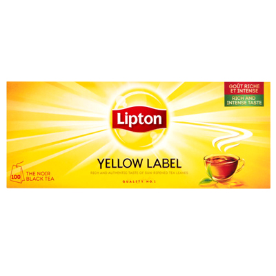 Lipton Yellow Label The Noir Black Tea 100 Teabags