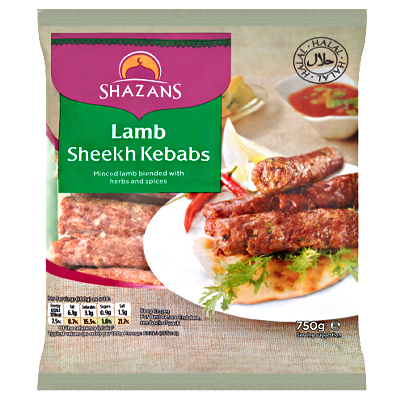 Shazans Lamb Seekh Kebabs