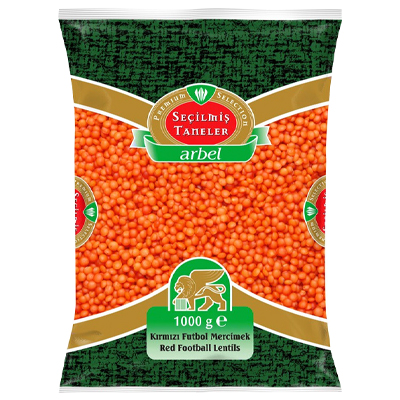 Secilmis Taneler Arbel Red Football Lentils