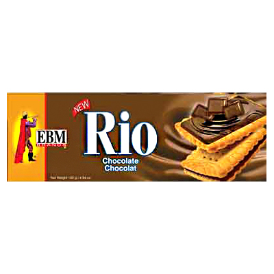 Ebm Rio Chocolate Cream Biscuits