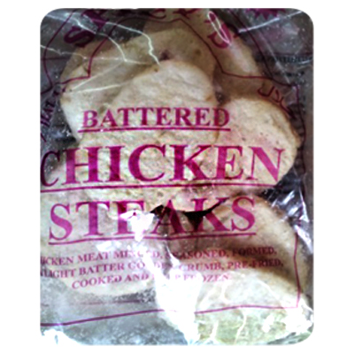 Spicys Battered Chicken Steaks