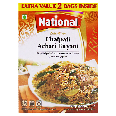 National Chatpati Achari Biryani Masala