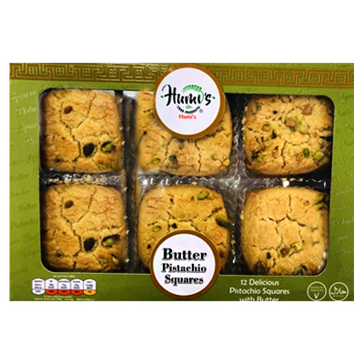 Humis Butter Pistachio Squares