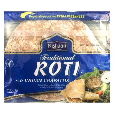 Nishaan Traditional Plain Roti 6 pcs