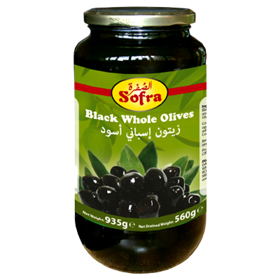 Sofra Whole Black Olives