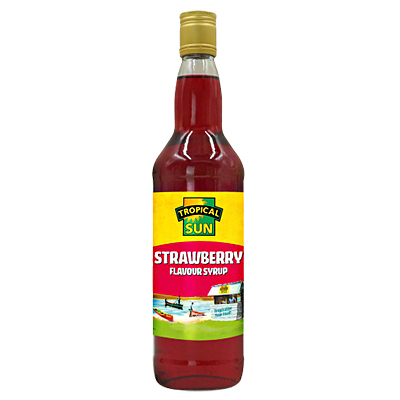 Tropical Sun Strawberry Flavour Syrup Concentrated Drink