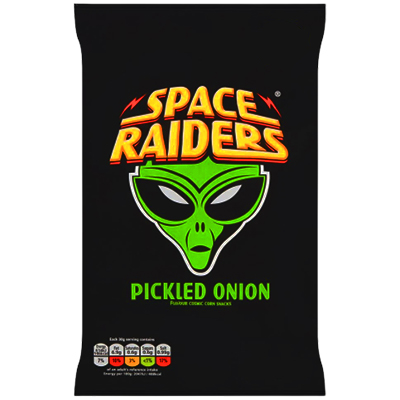 Space Raiders Pickled Onion Flavour Cosmic Corn Snacks