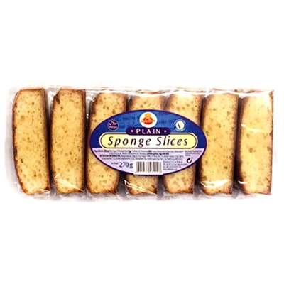 Cake Zone Plain Sponge Slices