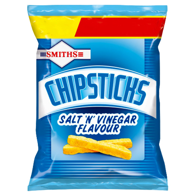 Smiths Chipsticks Salt & Vinegar Snacks