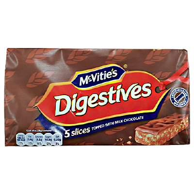 Mcvities Digestives Milk Chocolate Slices 5pcs