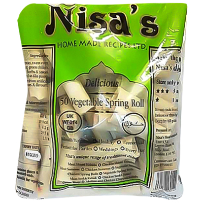 Nisas 50 Vegetable Spring Rolls