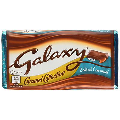 Galaxy Salted Caramel Chocolate Bar