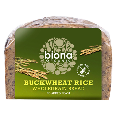 Biona Organic Buckwheat Rice Wholegrain Bread