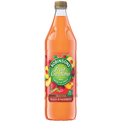 Robinsons Fruit Creations Delicious Peach & Raspberry