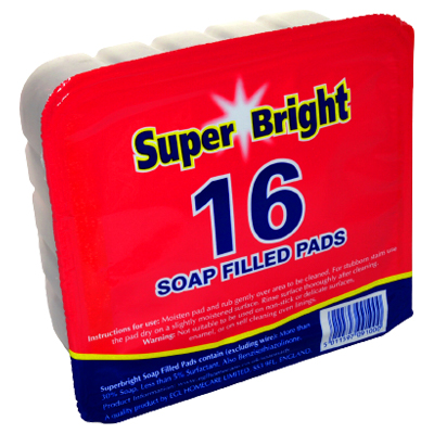 Superbright Soap Filled Pads