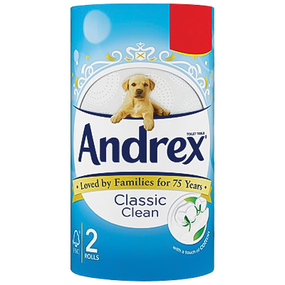 Andrex Classic Clean 2pk