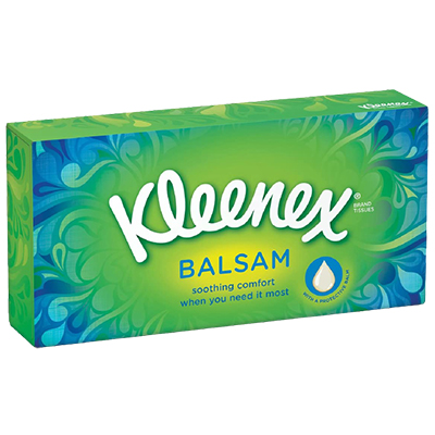 Kleenex Balsam Regular Tissues 4pk