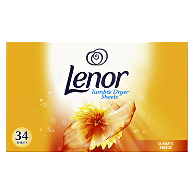 Lenor Summer Breeze Tumble Dryer Sheets 34 pk