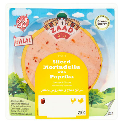 Zaad Sliced Mortadella With Paprika