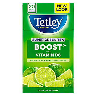 Tetley Super Green Boost Lime