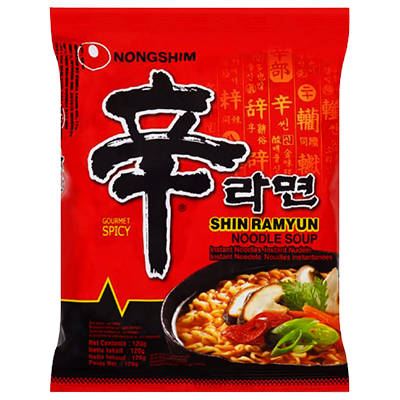 Nongshim Shin Ramyun Hot And Spicy Noodle Soup