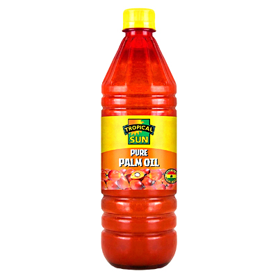 Tropical sun pure palm oil