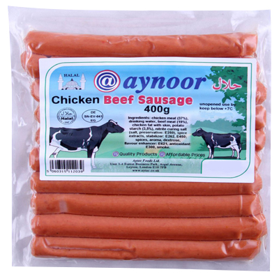 Aynoor Chicken Beef Sausage