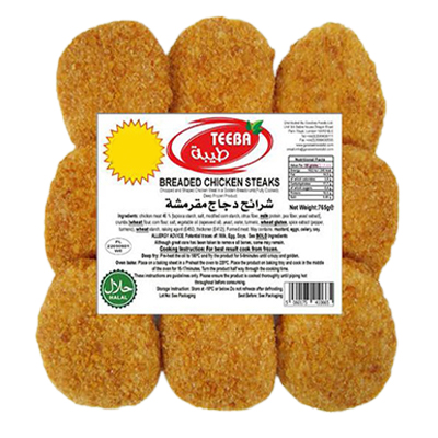 Teeba Breaded Chicken Steaks