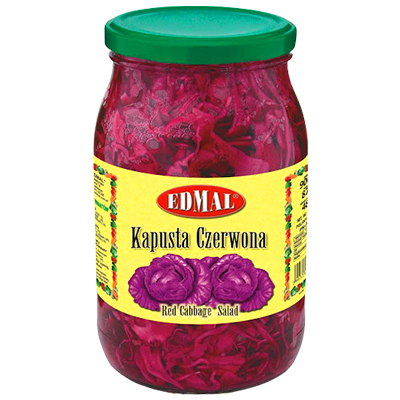 Edmal Sliced Red Cabbage