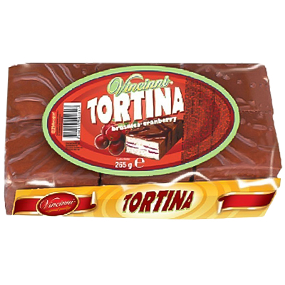 Vincinni Tortina Sponge Cake With Chocolate Flavour Filling