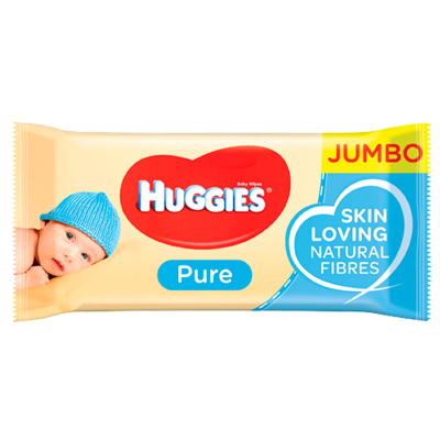 Huggies Pure Baby Wipes Jumbo