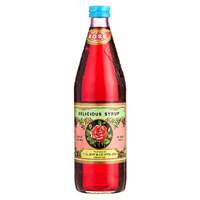 T.g.kiat Rose Syrup