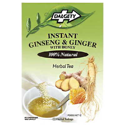 Dalgety Instant Ginseng & Ginger With Honey Herbal Tea 18 Bags