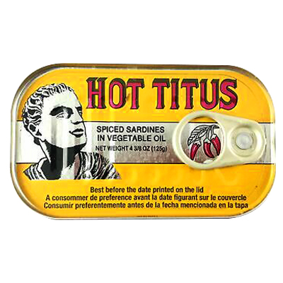 Titus Spiced Sardines