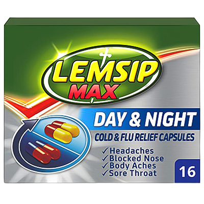 Lemsip Max Day & Night Cold & Flu Relief 16Pk