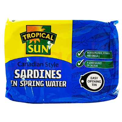 Tropical Sun Canadian Style Sardines