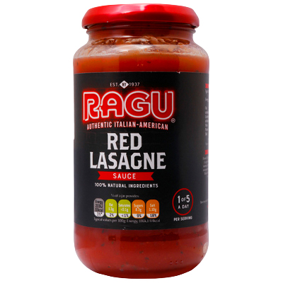 Ragu Red Lasagne Sauce