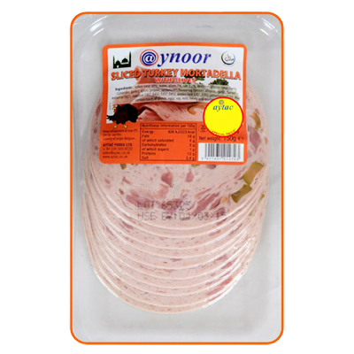 Aynoor Sliced Turkey Mortadella