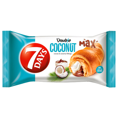 7 days Double Max Cocoa & Coconut Croissant