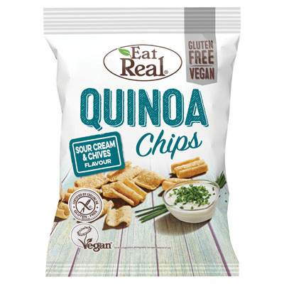 Eat Real Quinoa Chips Sour Cream & Chives Flavour