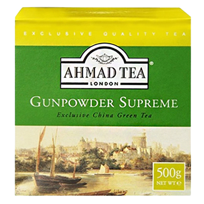 Ahmad Tea Loose Leaf Gunpowder Green Tea