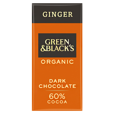 Green & Blacks Organic Ginger Dark Chocolate Bar