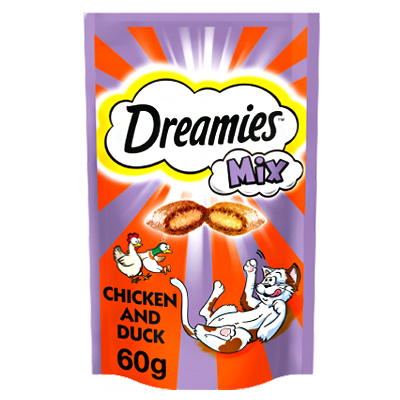 Dreamies Mix Duck Adult Cat Treat