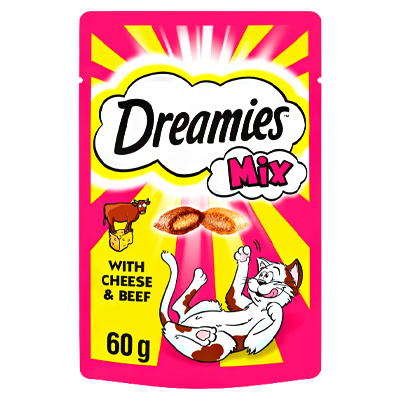 Dreamies Mix Cheese And Beef Adult Cat Treat