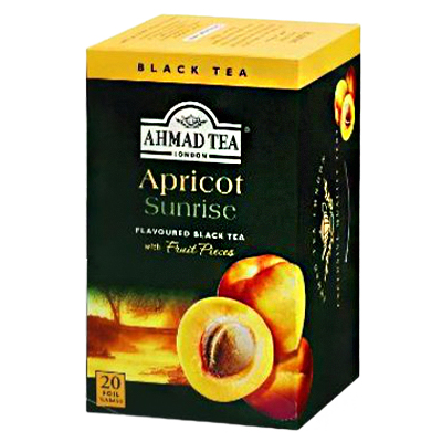 Ahmad Tea Apricot Flavoured Black Tea 20pcs