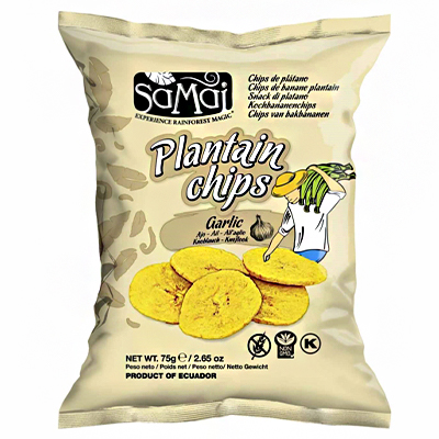 Samai Plantain Chips Garlic Flavour